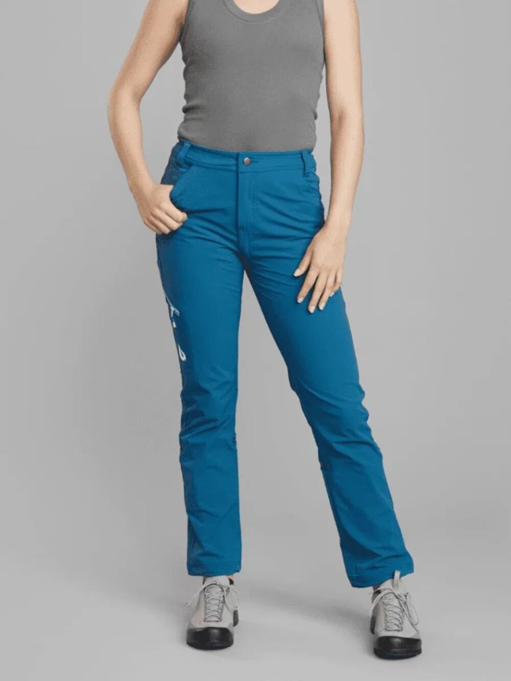 Gnara Go There Softshell Hiking Pants -  size 10 - Champlain Teal